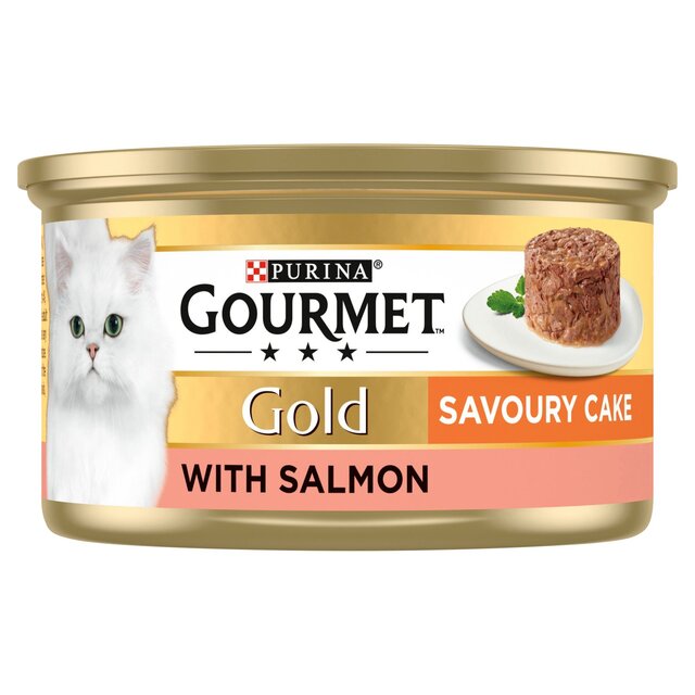 Gourmet Gold Savoury Cake Salmon Wet Cat Food