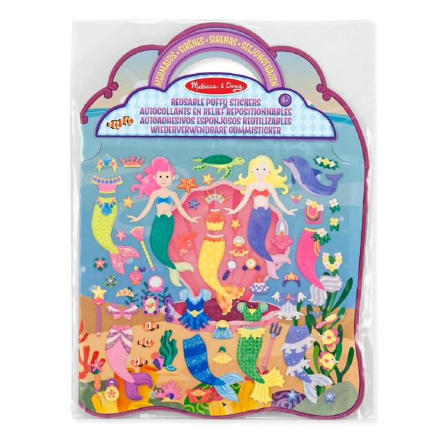 Melissa & Doug Reusable Stickers Mermaid, 4yrs+