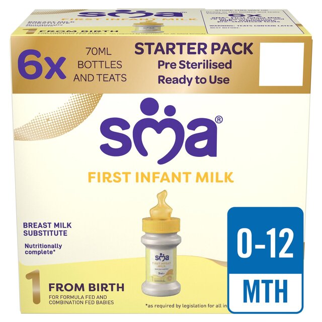 SMA PRO First Infant Milk From Birth Starter Pack