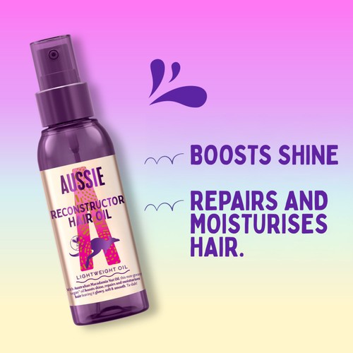 Aussie Hair Oil Reconstructor Vegan Hair Treatment for Dry and Damaged Hair thumbnail 8