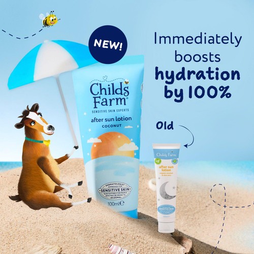Childs Farm Kids & Baby After Sun Lotion with Organic Coconut thumbnail 3