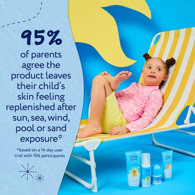 Childs Farm Kids & Baby After Sun Lotion with Organic Coconut thumbnail 7