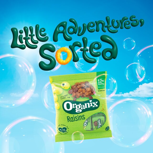 Organix Mini Organic Raisin Snack Boxes Toddler Snacks Multipack 12 months+ thumbnail 5