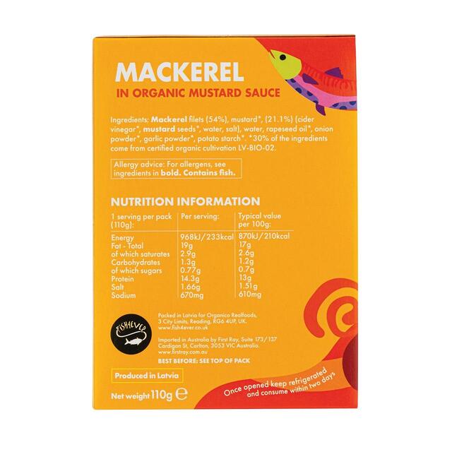 Fish 4 Ever Mackerel in Mustard Sauce thumbnail 2