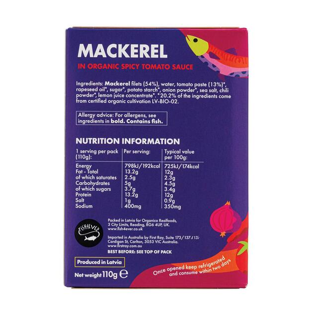Fish 4 Ever Mackerel in Spicy Tomato Sauce thumbnail 2