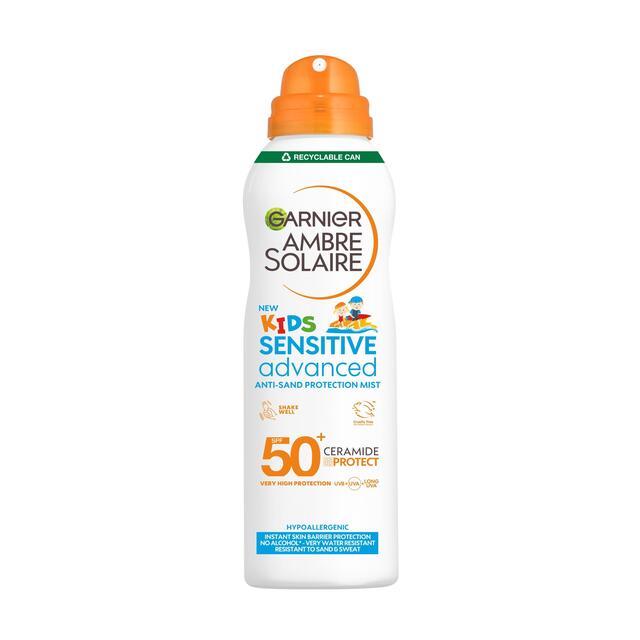 Ambre Solaire Kids Sensitive Anti-Sand Sun Protection Spray SPF 50+