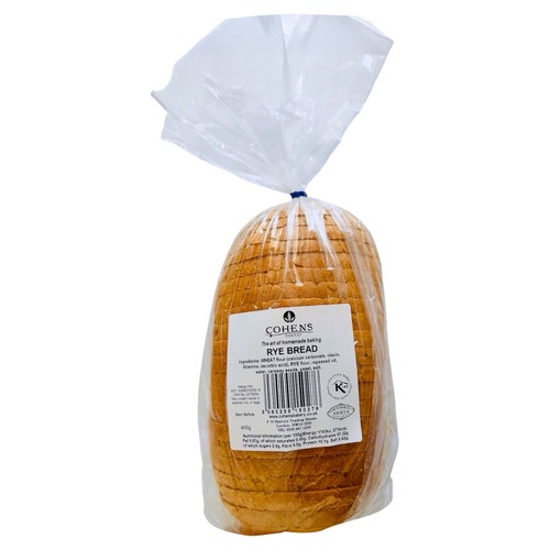 Cohens Bakery Rye Bread Sliced