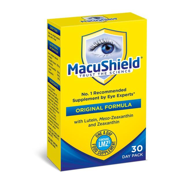 MacuShield Supplement by Eye Experts Original Formula Capsules thumbnail 2
