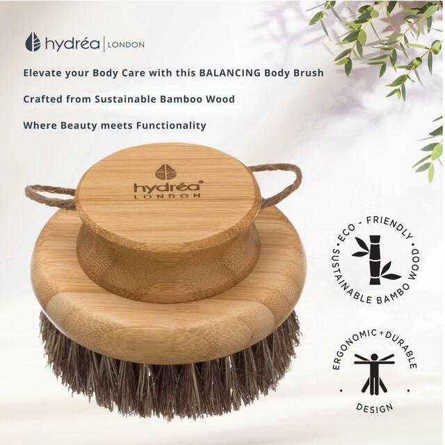 Hydrea London Bamboo Balancing Body Brush with Combination Bristle thumbnail 4