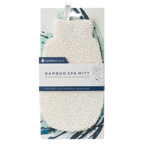 Hydrea London Bamboo Gentle Exfoliating Cleansing Mitt thumbnail 2