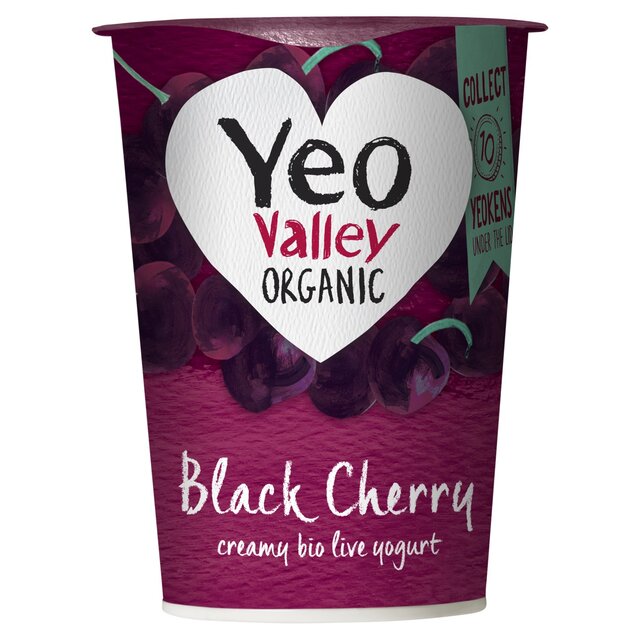 Yeo Valley Organic Black Cherry Yoghurt thumbnail 2