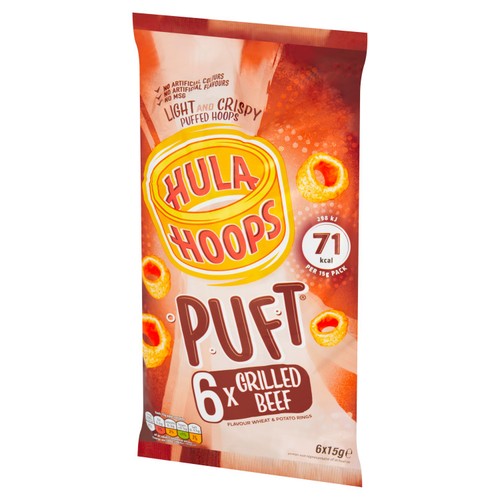 Hula Hoops Puft Beef Multipack Crisps thumbnail 4