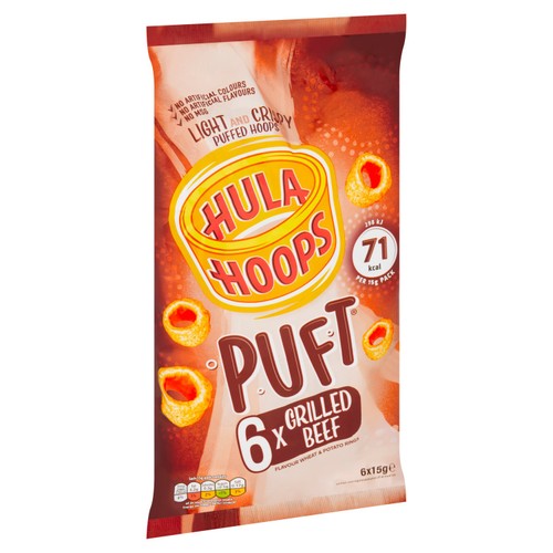 Hula Hoops Puft Beef Multipack Crisps thumbnail 5