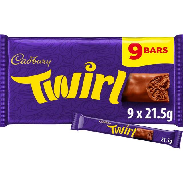 Cadbury Twirl Chocolate Bar Multipack