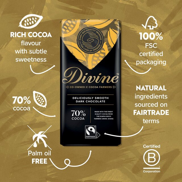 Divine 70% Dark Chocolate thumbnail 4