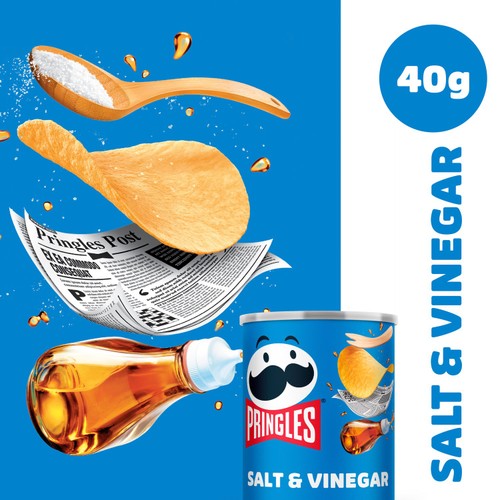Pringles Salt & Vinegar Crisps Can thumbnail 4