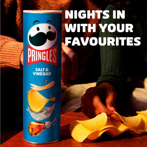 Pringles Salt & Vinegar Crisps Can thumbnail 6