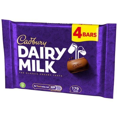 Cadbury Dairy Milk Chocolate Bar Multipack thumbnail 2