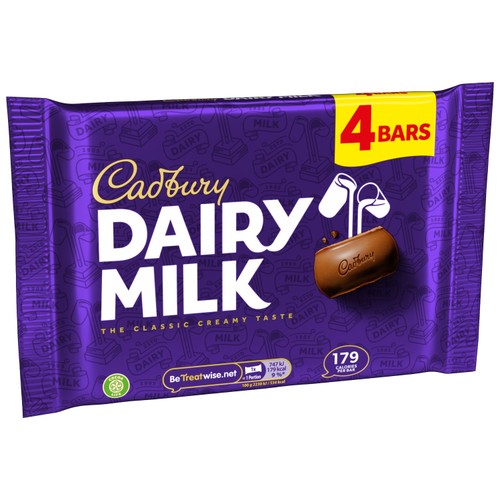 Cadbury Dairy Milk Chocolate Bar Multipack thumbnail 3