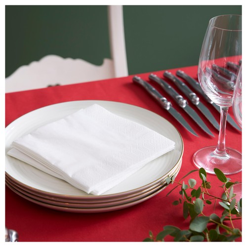 White Compostable Paper Napkins thumbnail 4