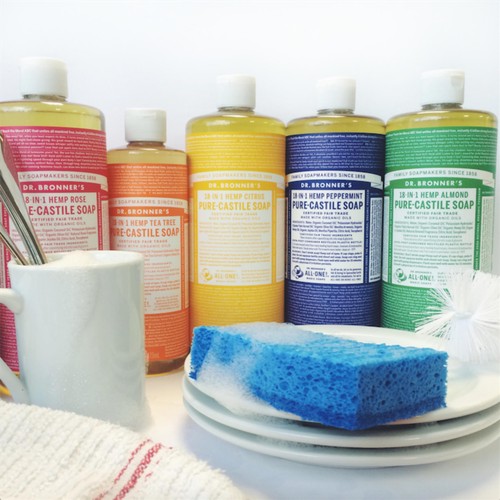 Dr. Bronner's Tea Tree Organic Multi-Purpose Castile Liquid Soap thumbnail 6