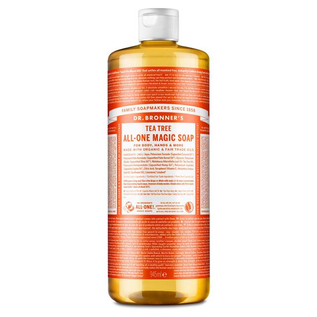 Dr. Bronner's Tea Tree Organic Multi-Purpose Castile Liquid Soap