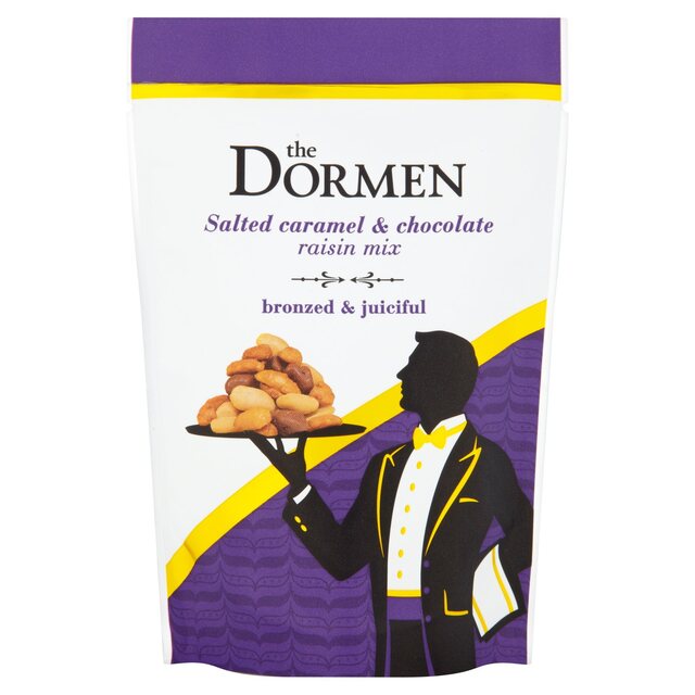 The Dormen Salted Caramelised Peanuts & Chocolate Raisin Mix