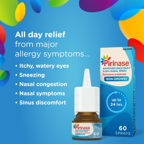 Pirinase Hayfever Once Daily Nasal Spray, 60 Sprays thumbnail 3