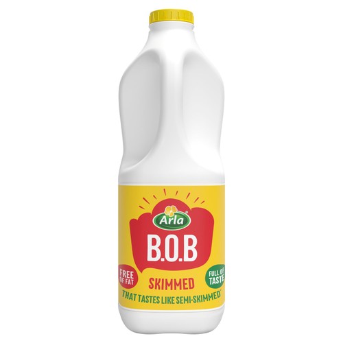 Arla BOB Skimmed Milk Tastes like Semi Skimmed