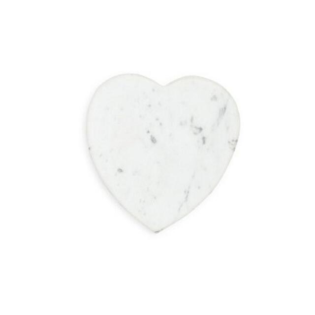 Daylesford Marble Heart Small Plate 12cm , White