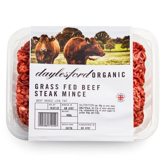 Daylesford Organic Pastured 5% Fat British Beef Mince