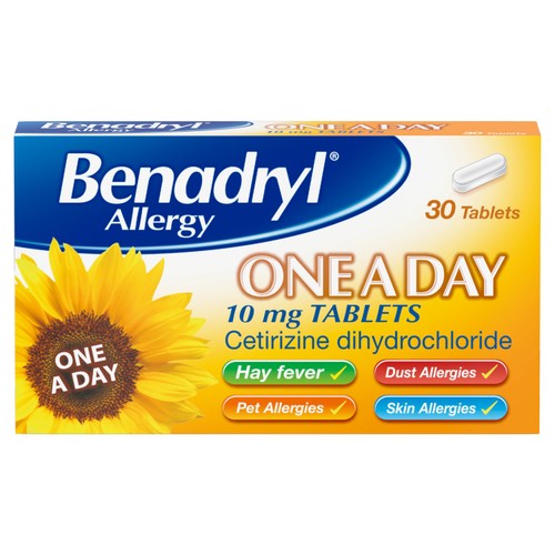 Benadryl One A Day Allergy Relief Tablets