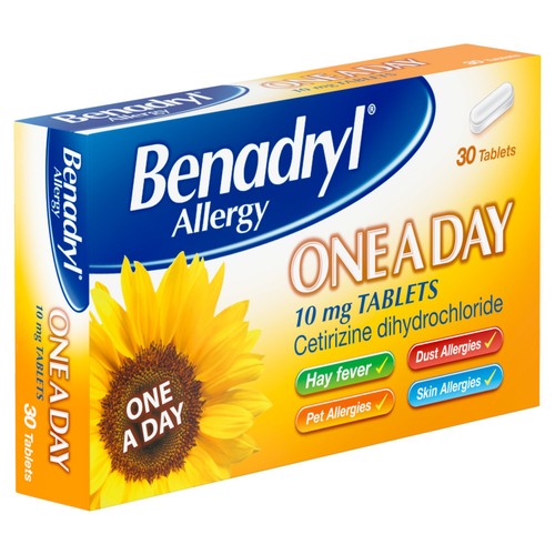 Benadryl One A Day Allergy Relief Tablets thumbnail 2