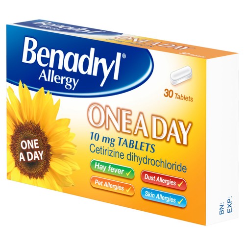 Benadryl One A Day Allergy Relief Tablets thumbnail 3