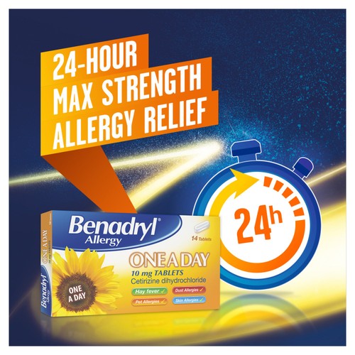 Benadryl One A Day Allergy Relief Tablets thumbnail 10
