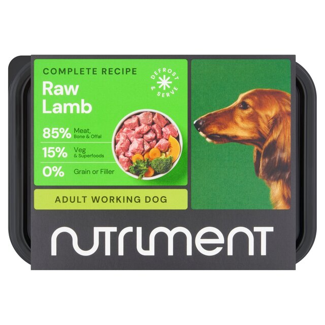 Nutriment Lamb Formula Raw Dog Food