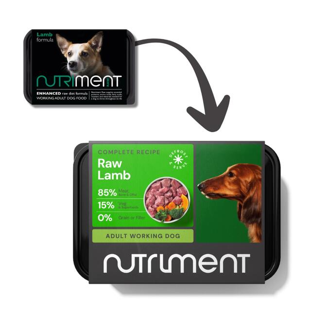 Nutriment Lamb Formula Raw Dog Food thumbnail 2