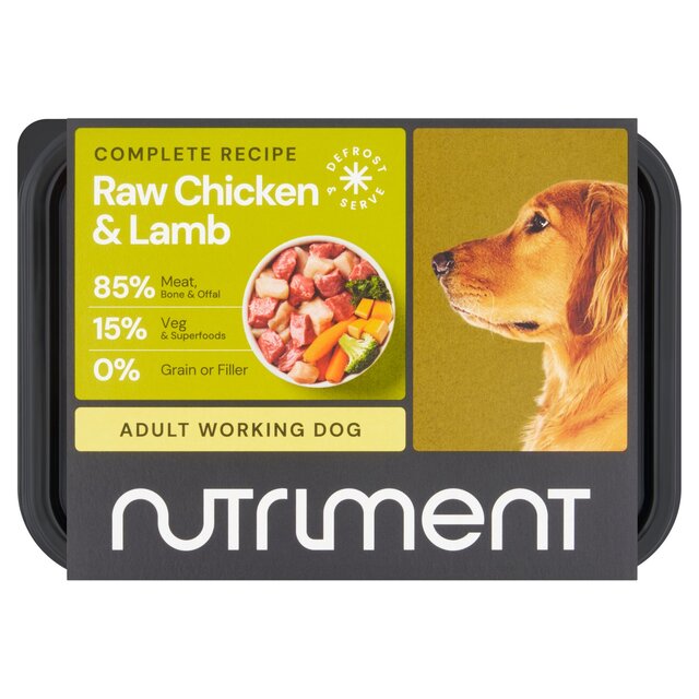 Nutriment Chicken & Lamb Formula Raw Dog Food