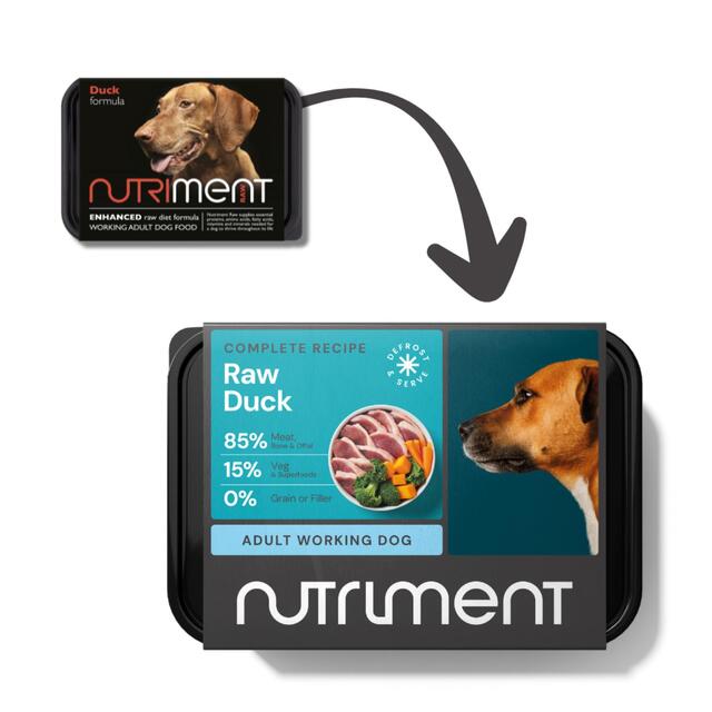Nutriment Duck Formula Raw Dog Food thumbnail 2
