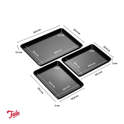 Tala 3 Non-stick Baking and Oven Trays,  thumbnail 3