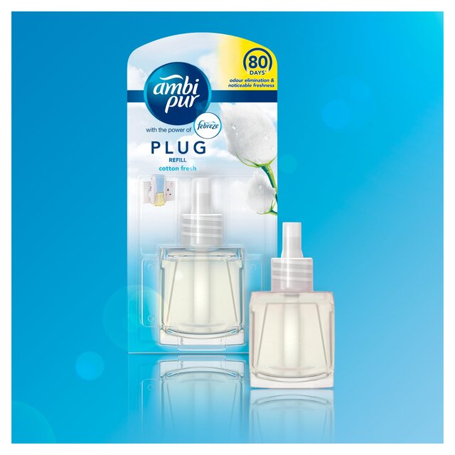 Febreze Air Freshener Plug-In Cotton Fresh Refill thumbnail 3