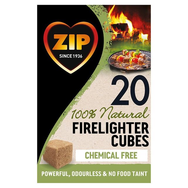 Zip 100% Natural Firelighter Cubes