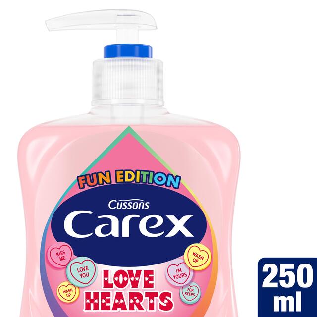 Carex Fun Editions Love Hearts Antibacterial Handwash