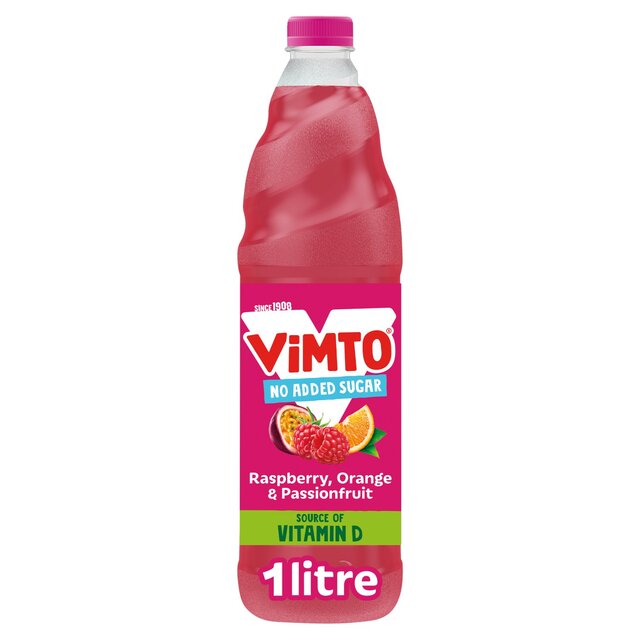 Vimto Remix Raspberry, Orange & Passionfruit Squash