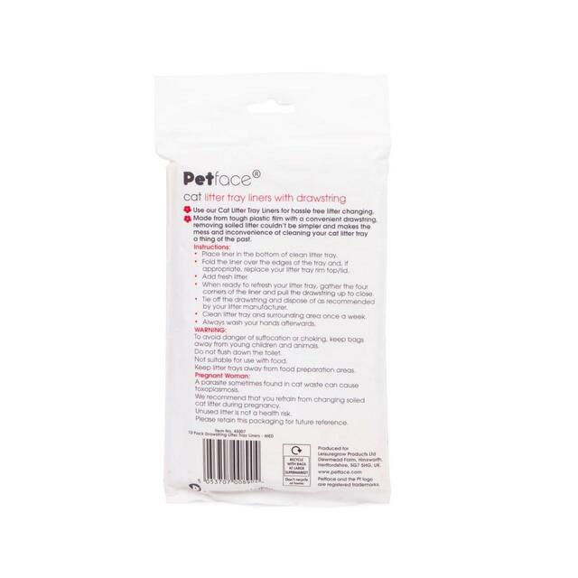 Petface Drawstring Cat Litter Liners Medium thumbnail 2