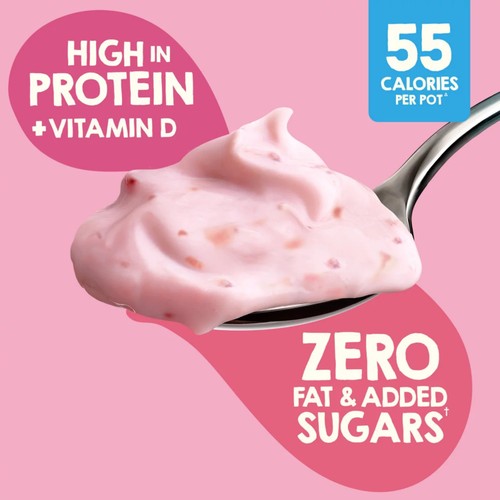 Light & Free Raspberry Greek Style Fat Free Yoghurt Multipack thumbnail 2