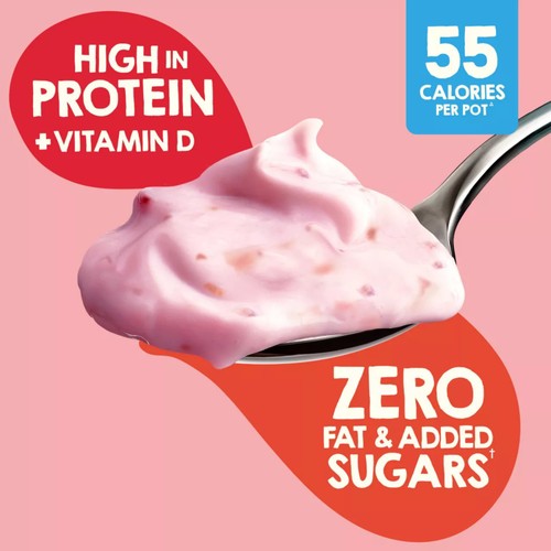 Light & Free Strawberry Greek Style Fat Free Yoghurt Multipack thumbnail 2