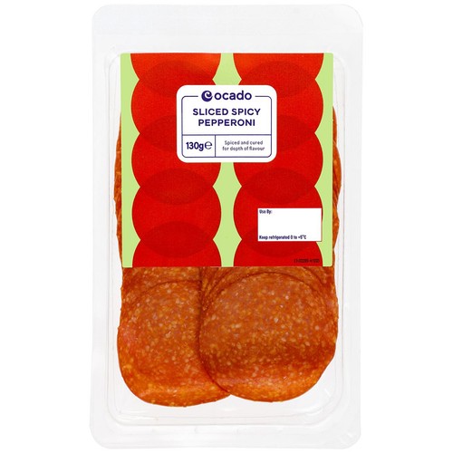 Ocado Sliced Spicy Pepperoni thumbnail 2