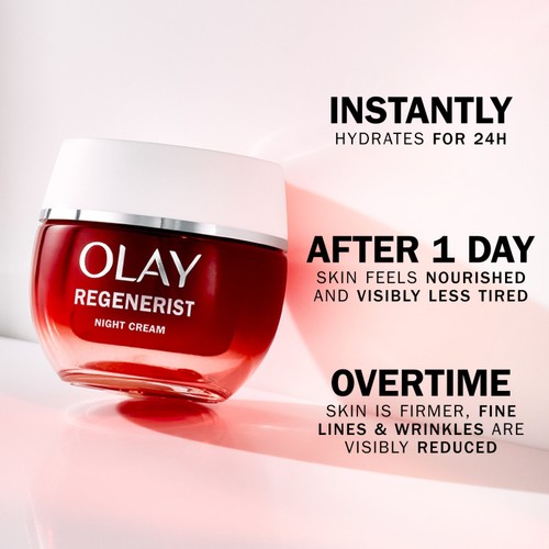 Olay Regenerist 3 Point Firming Anti-Ageing Night Cream Moisturiser thumbnail 7