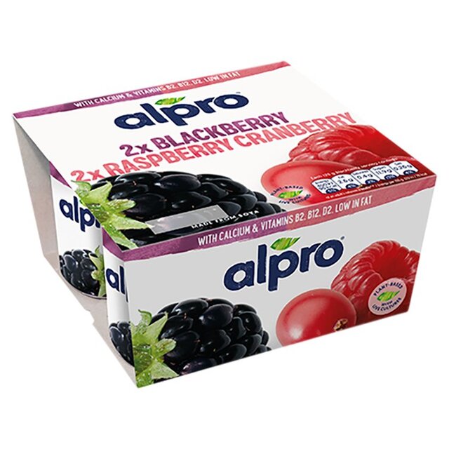 Alpro Raspberry-Cranberry & Blackberry Yoghurt Alternative thumbnail 2
